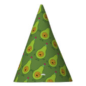 Schattigee avocado 1e verjaardagsfeestje Petten Feesthoedjes (Rechts)