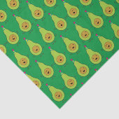Schattigee avocado 1e verjaardagsfeestje tissuepap tissuepapier (Detail)
