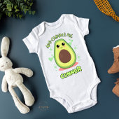 Schattigee Avocado Baby Bodysuit en Shirt voor kin