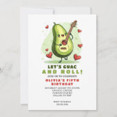 Schattigee Avocado Custom Verjaardag Kaart (Voorkant)