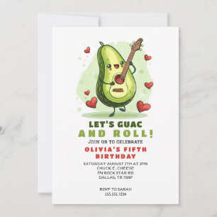 Schattigee Avocado Custom Verjaardag Kaart