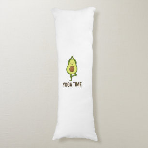 Schattigee Avocado Doen Yoga Sticker Lichaamskussen