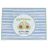 Schattigee avocado genderneutrale tweeling Baby sh Groot Cadeauzakje (Voorkant)