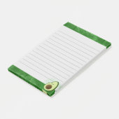 Schattigee avocado groene Waterverf achtergrond be Post-it® Notes (Schuin)