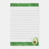 Schattigee avocado groene Waterverf achtergrond be Post-it® Notes (Voorkant)