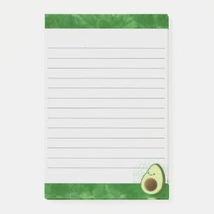 Schattigee avocado groene Waterverf achtergrond be Post-it® Notes