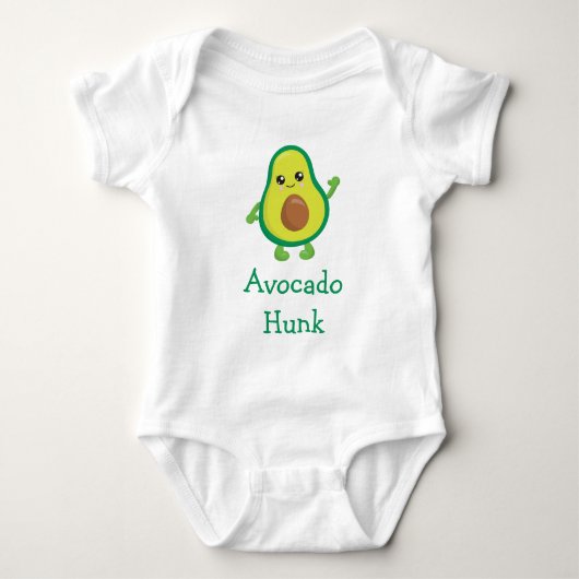 Schattigee avocado Hunk Trendy Romper (Voorkant)