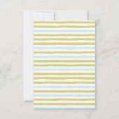 Schattigee Avocado met teken dank u RSVP Kaartje (Achterkant)