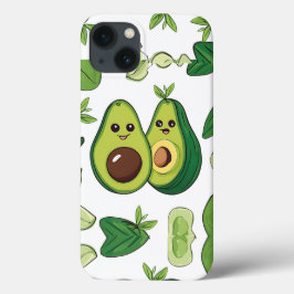 Schattigee avocado paar telefoonhoesje | Funny Kaw Case-Mate iPhone Case