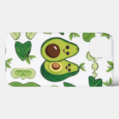 Schattigee avocado paar telefoonhoesje | Funny Kaw Case-Mate iPhone Case (Achterkant (horizontaal))