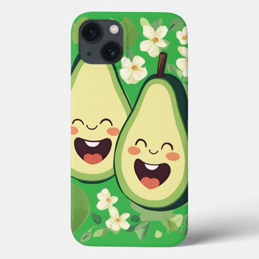 Schattigee avocado paar telefoonhoesje | Funny Kaw Case-Mate iPhone Case (Achterkant)