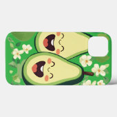 Schattigee avocado paar telefoonhoesje | Funny Kaw Case-Mate iPhone Case (Achterkant (horizontaal))