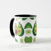 Schattigee avocado paar telefoonhoesje | Funny Kaw Mok (Voorkant links)