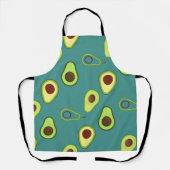 Schattigee Avocado slice zomer Groene gradiënt Pat Schort (Voorkant)