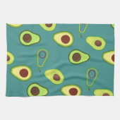 Schattigee Avocado slice zomer Groene gradiënt Pat Theedoek (Horizontaal)