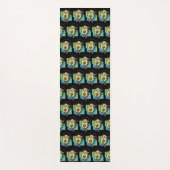 Schattigee avocado springtouw – Fitness Kawaii Yogamat (Voorkant)