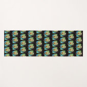 Schattigee avocado springtouw – Fitness Kawaii Yogamat (Voorkant (horizontaal))