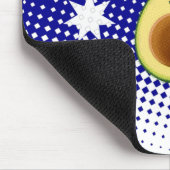 Schattigee avocado tekenen Australische vlag Custo Muismat (Hoek)