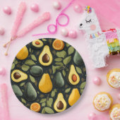 Schattigee avocado's papier bord (Feest)
