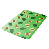 Schattigee Avocado's slice zomergroene gradiënt Pa Badmat (Gekanteld)
