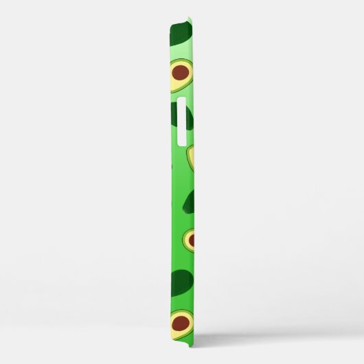 Schattigee Avocado's slice zomergroene gradiënt Pa Case-Mate iPhone Case (Achterkant / Rechts)
