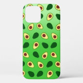 Schattigee Avocado's slice zomergroene gradiënt Pa Case-Mate iPhone Case (Achterkant)