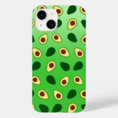 Schattigee Avocado's slice zomergroene gradiënt Pa Case-Mate iPhone Case (Achterkant)