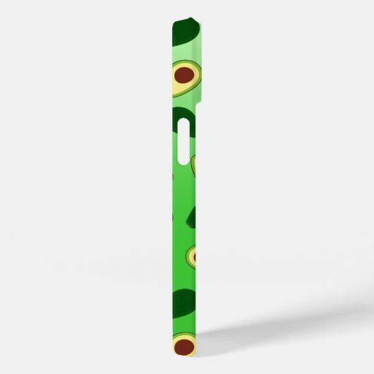 Schattigee Avocado's slice zomergroene gradiënt Pa Case-Mate iPhone Case (Achterkant / Rechts)