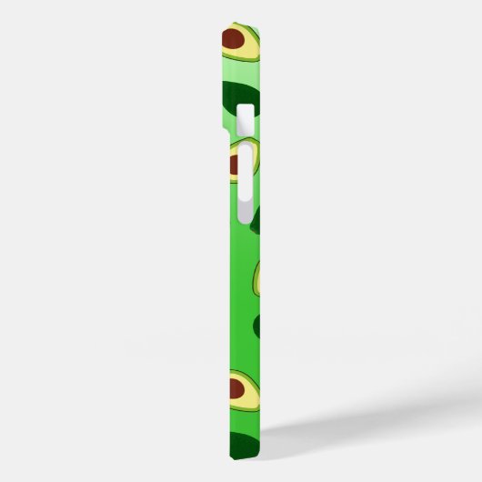 Schattigee Avocado's slice zomergroene gradiënt Pa Case-Mate iPhone Case (Achterkant / Links)