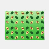 Schattigee Avocado's slice zomergroene gradiënt Pa Deurmat (Voorkant)
