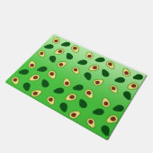 Schattigee Avocado's slice zomergroene gradiënt Pa Deurmat (Schuin)