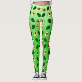 Schattigee Avocado's slice zomergroene gradiënt Pa Leggings