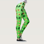 Schattigee Avocado's slice zomergroene gradiënt Pa Leggings (Rechts)