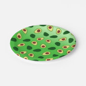 Schattigee Avocado's slice zomergroene gradiënt Pa Papieren Bordje (Gekanteld)