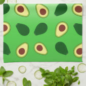 Schattigee Avocado's slice zomergroene gradiënt Pa Theedoek (Gevouwen)