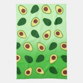 Schattigee Avocado's slice zomergroene gradiënt Pa Theedoek (Verticaal)