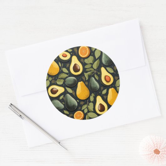 Schattigee avocado's sticker (Envelop)