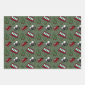 Schattigee avonturentrein inpakpapier vel (Voorkant)