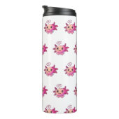 Schattigee Axolotl Comic in cartoon stijl Thermosbeker (Geroteerd rechts)