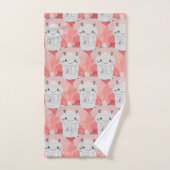 Schattigee Axolotl Drink melk Bad Handdoek (Handdoek)