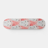 Schattigee Axolotl Drink melk Persoonlijk Skateboard (Horizontaal)