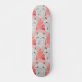 Schattigee Axolotl Drink melk Persoonlijk Skateboard (Voorkant)