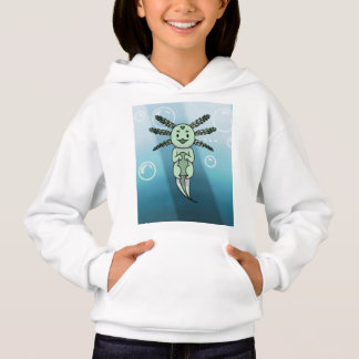 Schattigee Axolotl Kawaii Chibi Hoodie