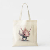 Schattigee Axolotl-kunst Tote Bag (Achterkant)