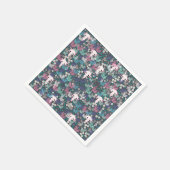 Schattigee Axolotl-papierservetten Servet (Hoek)