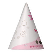 Schattigee Axolotl roze Boba Tea Meisjes Verjaarda Feesthoedjes (Links)