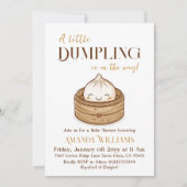 Schattigee Aziatische Kawaii Little Dumpling Baby  Kaart (Voorkant)