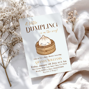 Schattigee Aziatische Kawaii Little Dumpling Baby  Kaart
