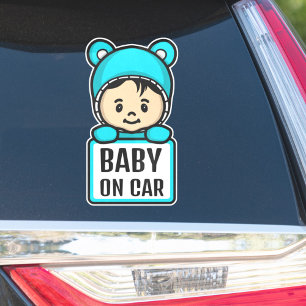 Schattigee Baby aan boord/Baby op Sticker