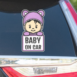 Schattigee Baby aan boord/Baby op Sticker